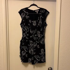 Bravissimo Black and White Paisley Romper